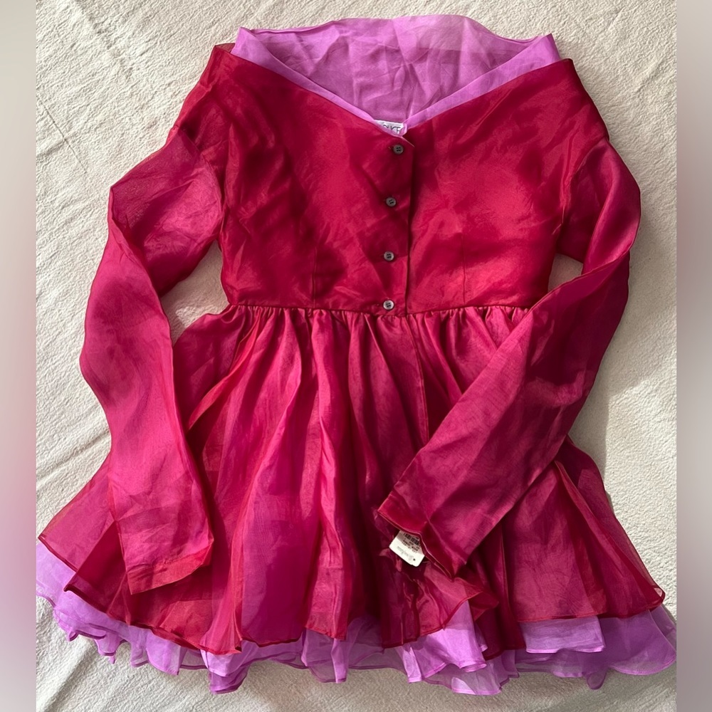 Complice by Dolce & Gabbana 1990s Silk Babydoll Top & High-Waisted Shorts Set​